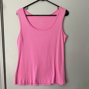 Just Be Woman’s Pink Tank Top Size 2X